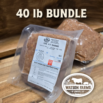 Hot Sausage - 40 LB Bundle