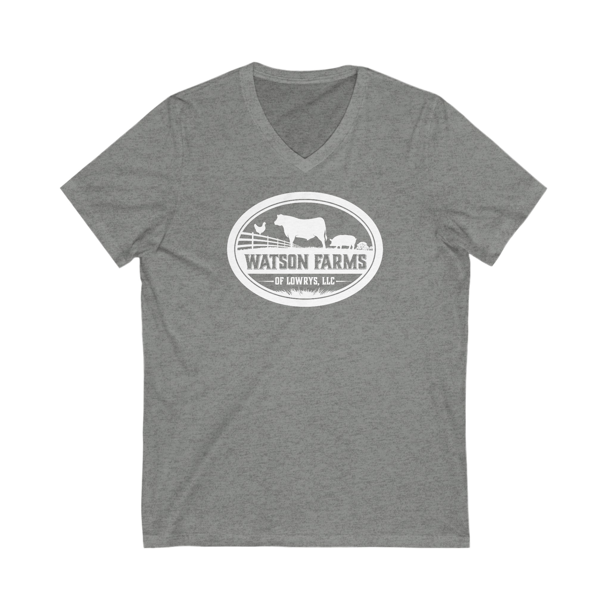 Watson Logo V-Neck Tee – Watson Farms