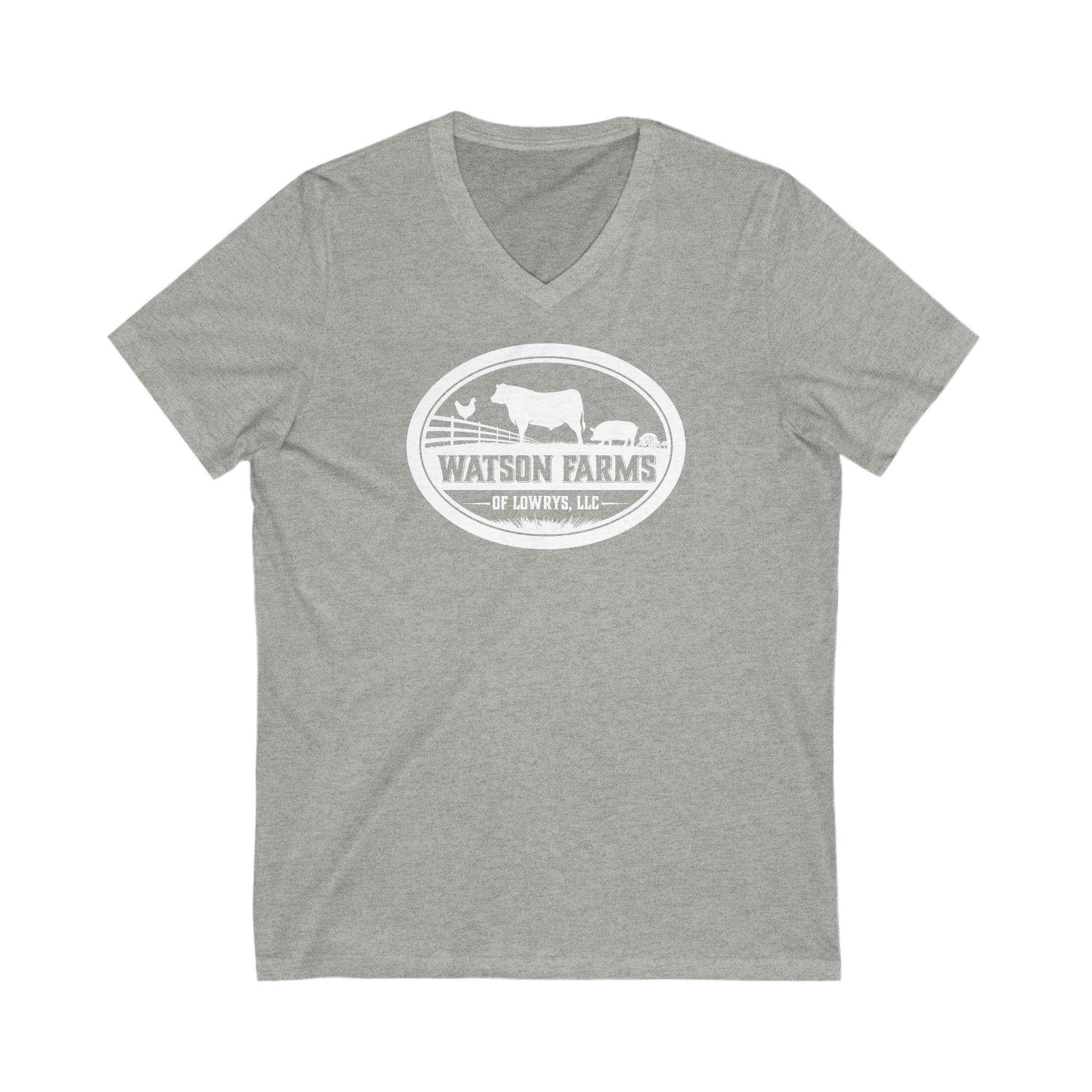 Watson Logo V-Neck Tee - Image 4