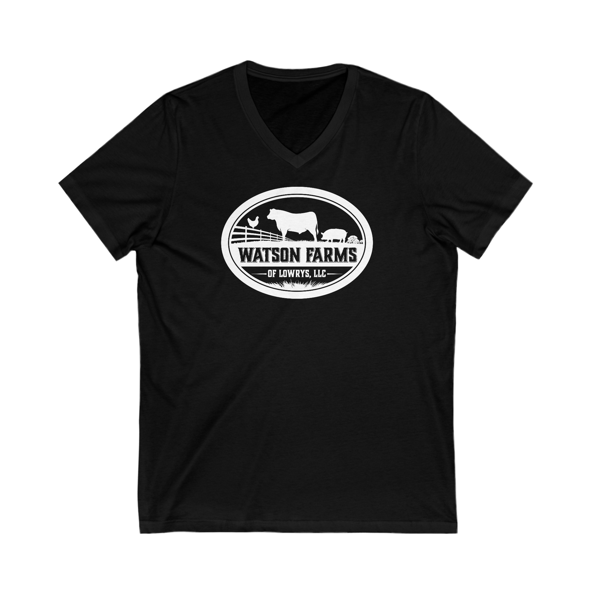 Watson Logo V-Neck Tee - Image 3
