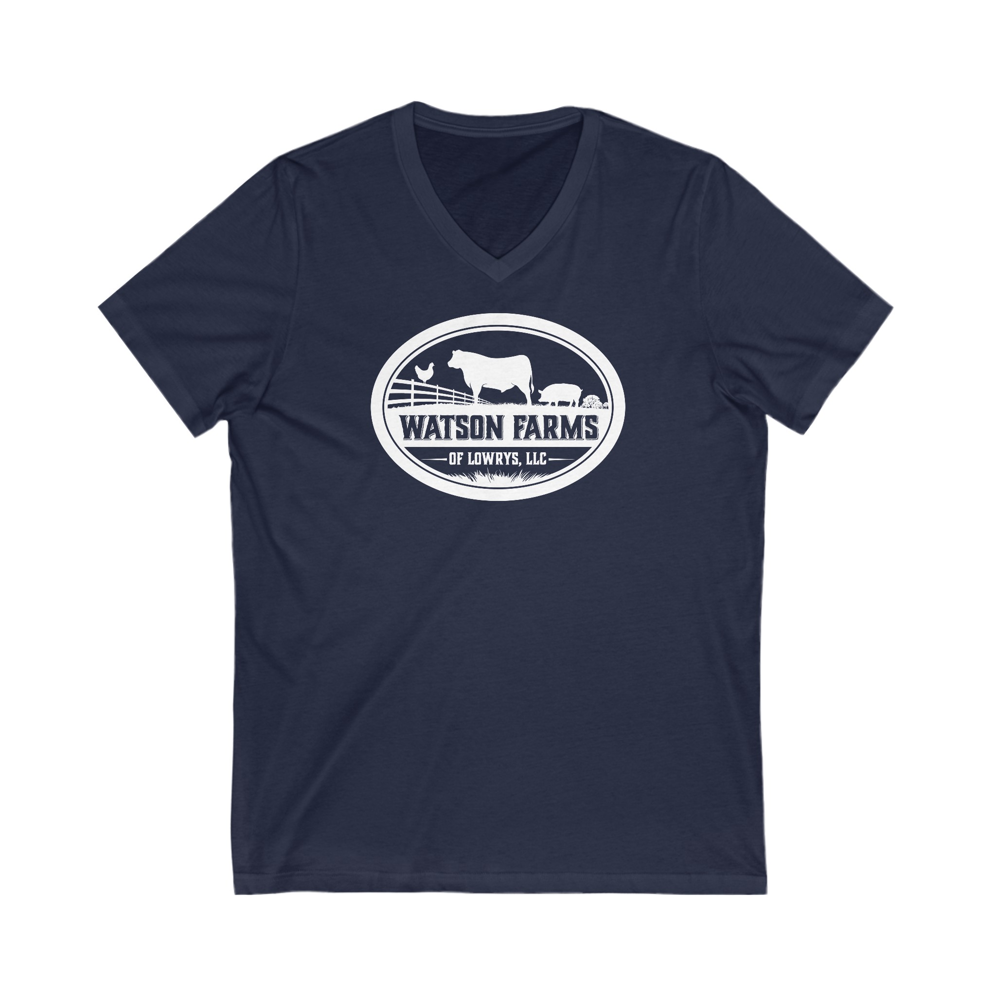Watson Logo V-Neck Tee - Image 7