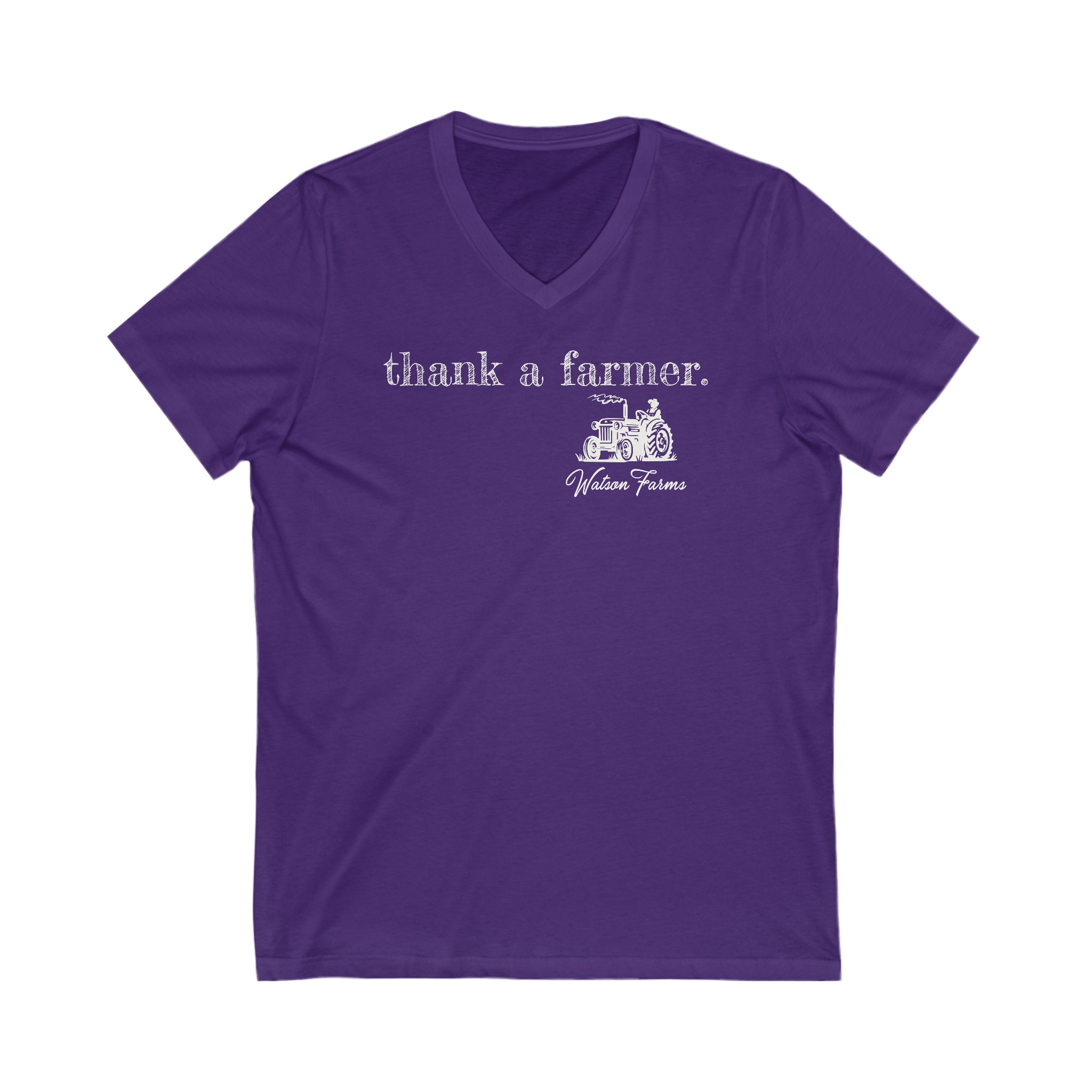 Thank a Farmer V-Neck - Image 5
