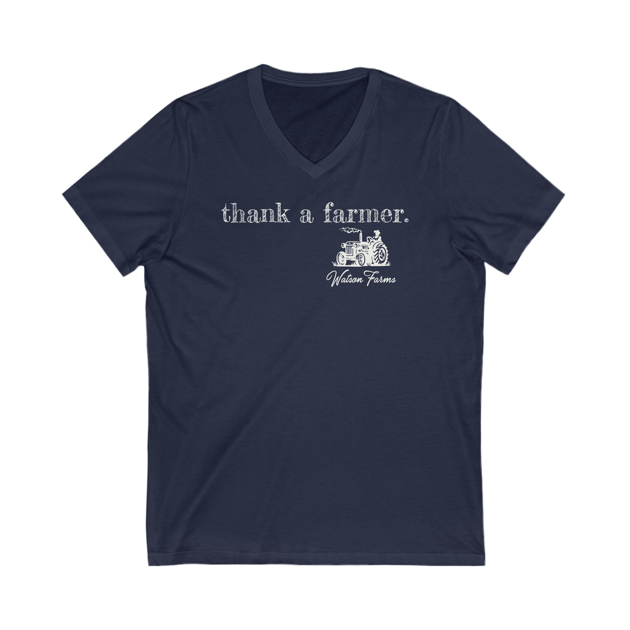 Thank a Farmer V-Neck - Image 4