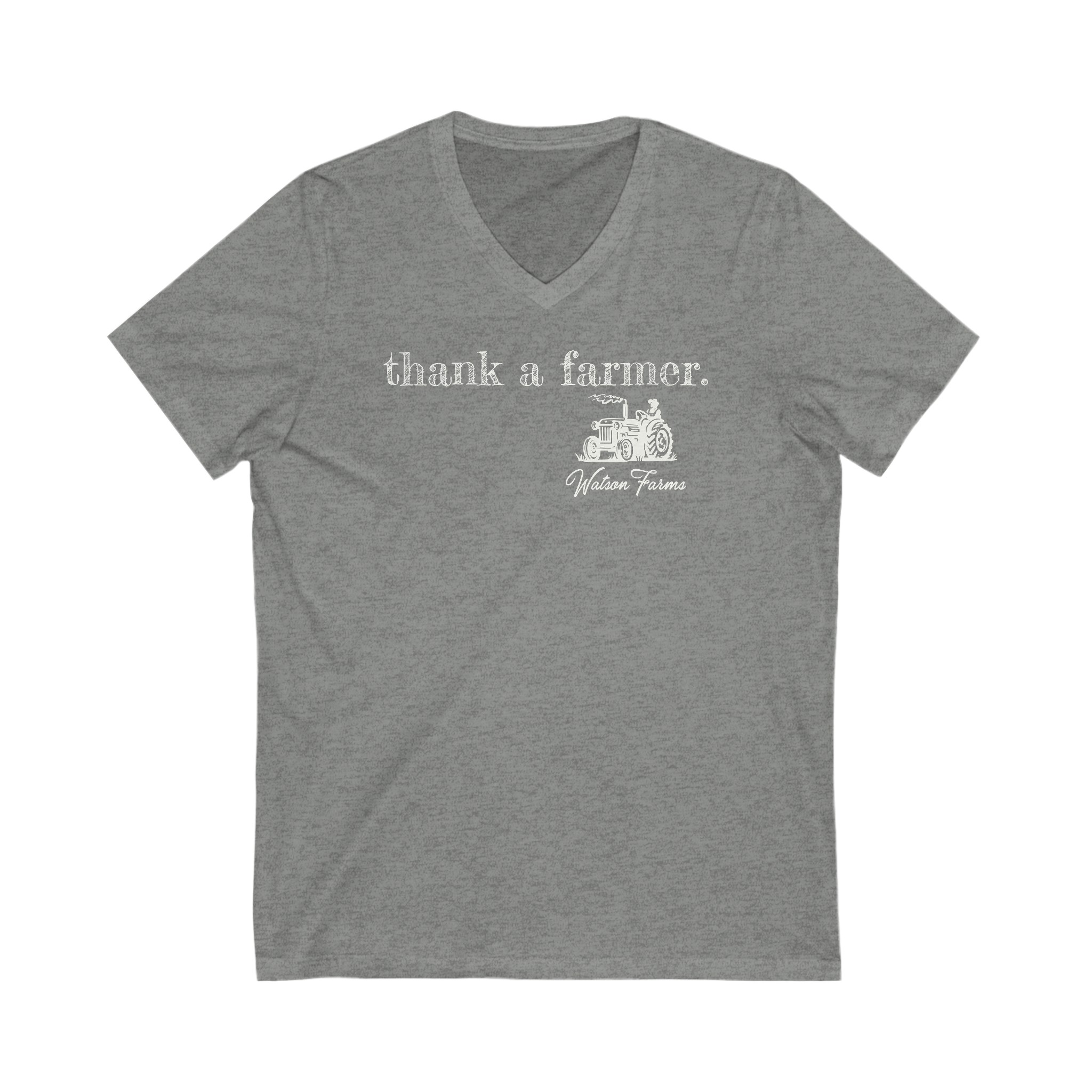 Thank a Farmer V-Neck - Image 2