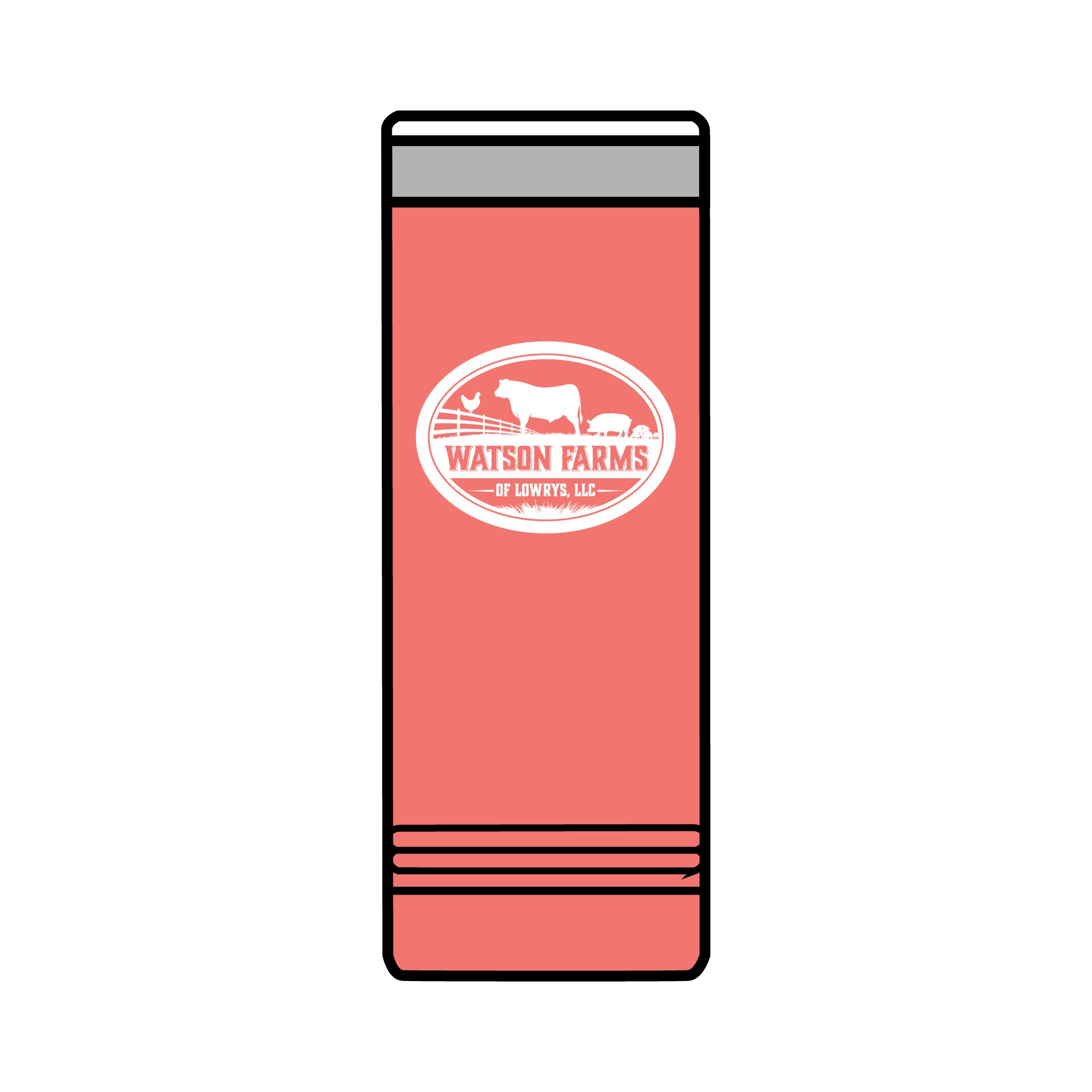 Watson Logo Skinny Tumbler, 22oz - Image 2