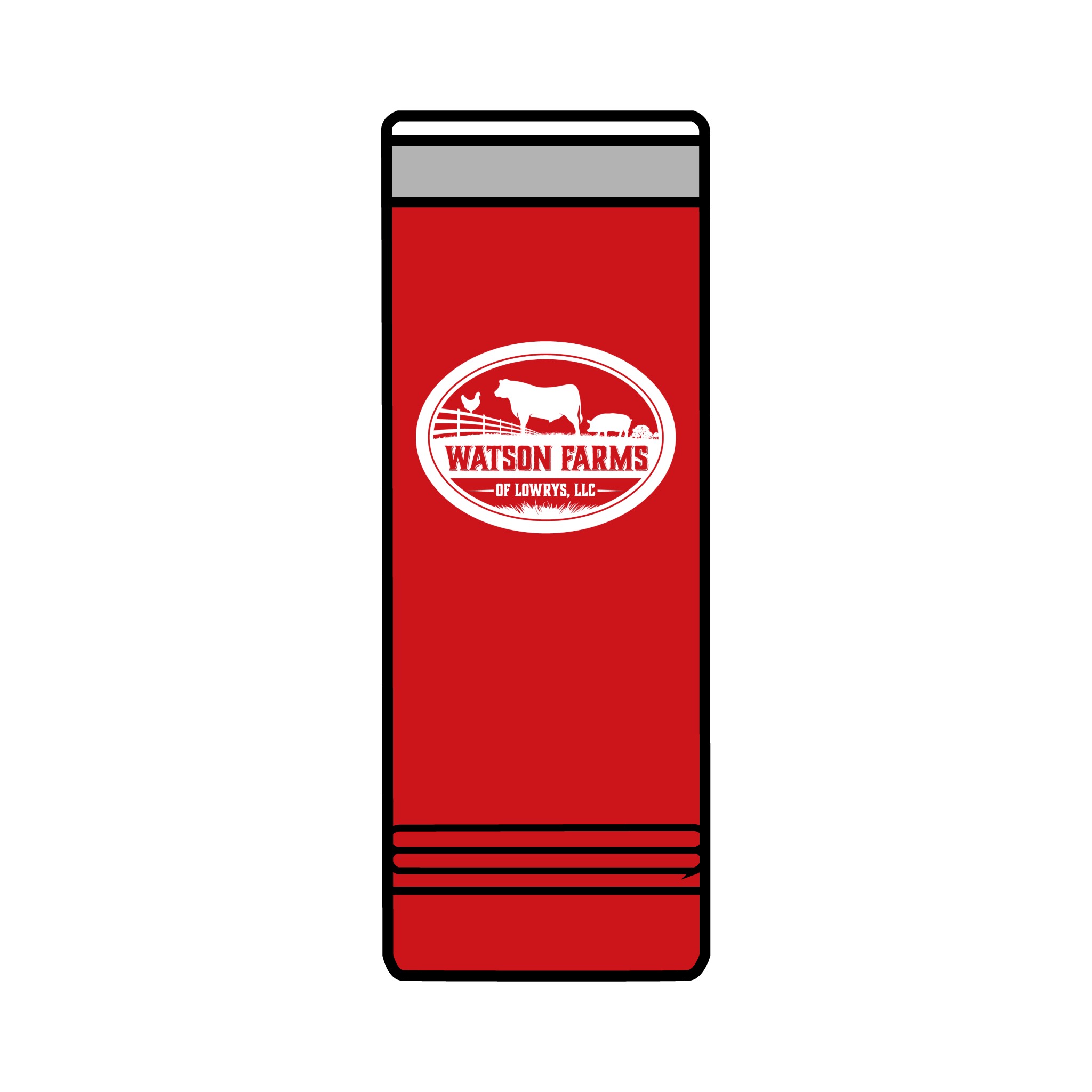 Watson Logo Skinny Tumbler, 22oz - Image 3