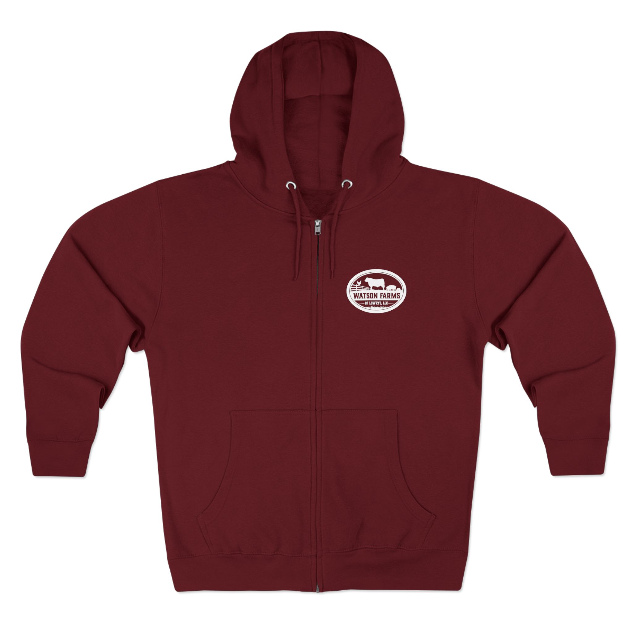 Watson Logo Unisex Zip Hoodie - Image 6