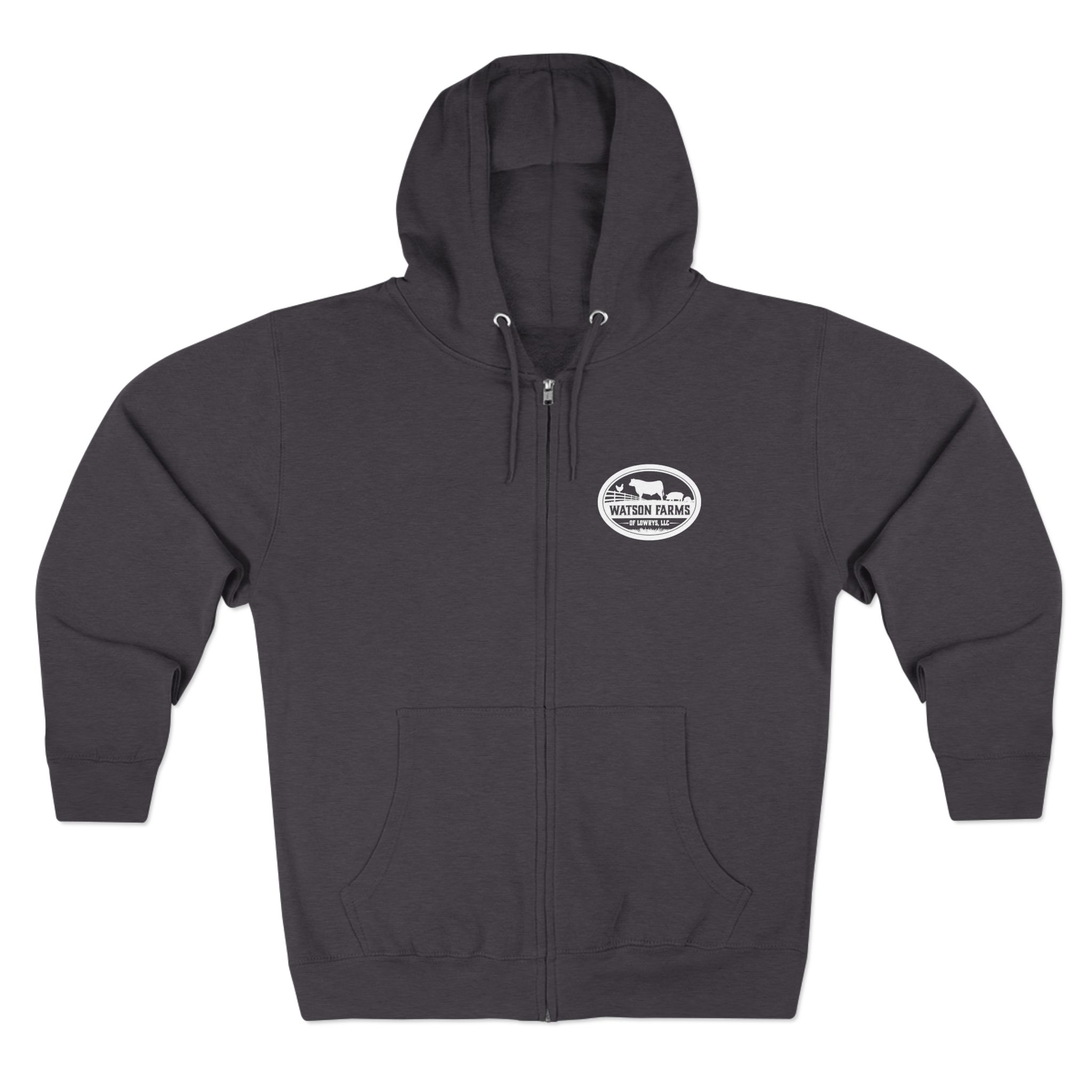 Watson Logo Unisex Zip Hoodie - Image 2