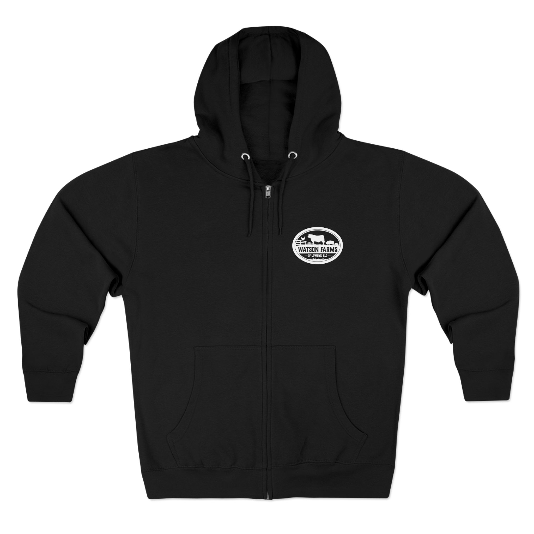 Watson Logo Unisex Zip Hoodie - Image 3