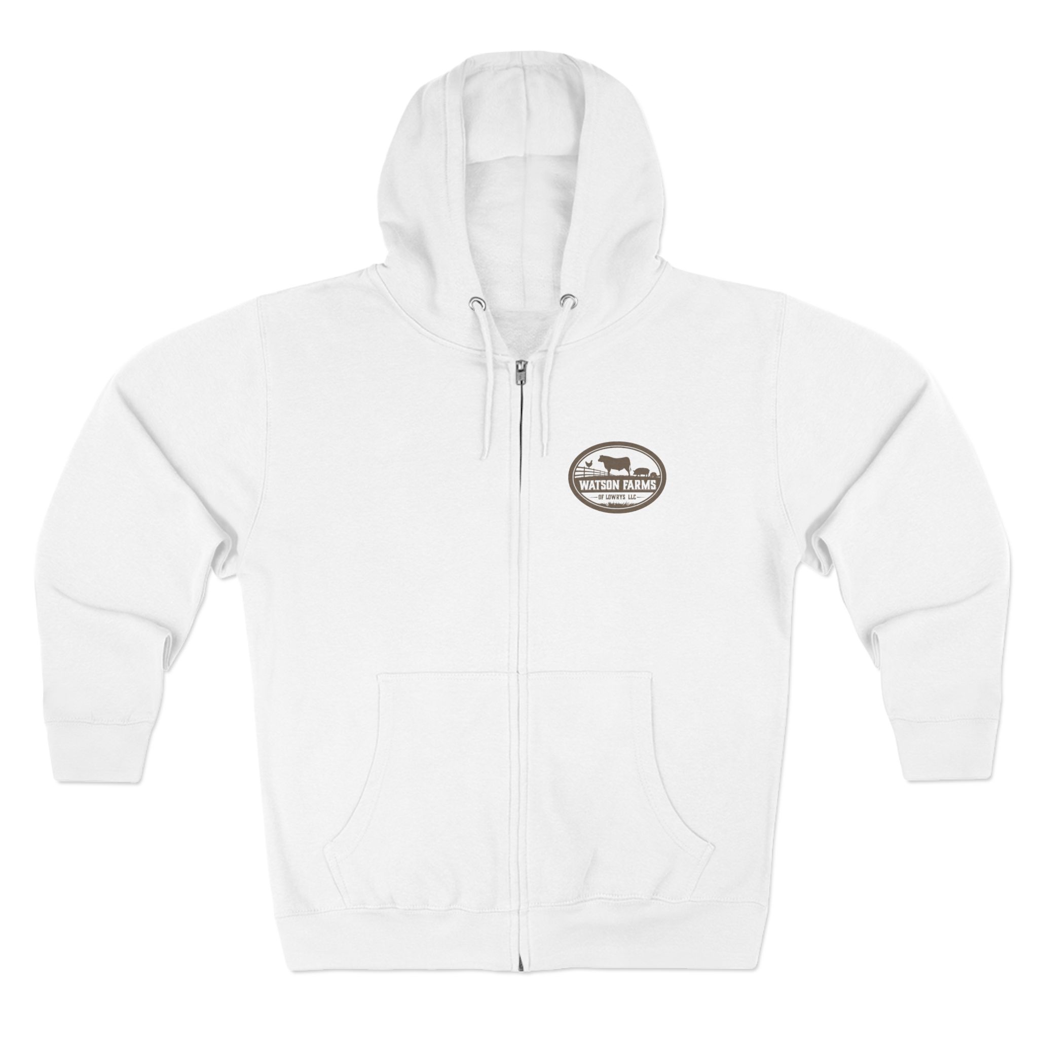 Watson Logo Unisex Zip Hoodie - Image 4