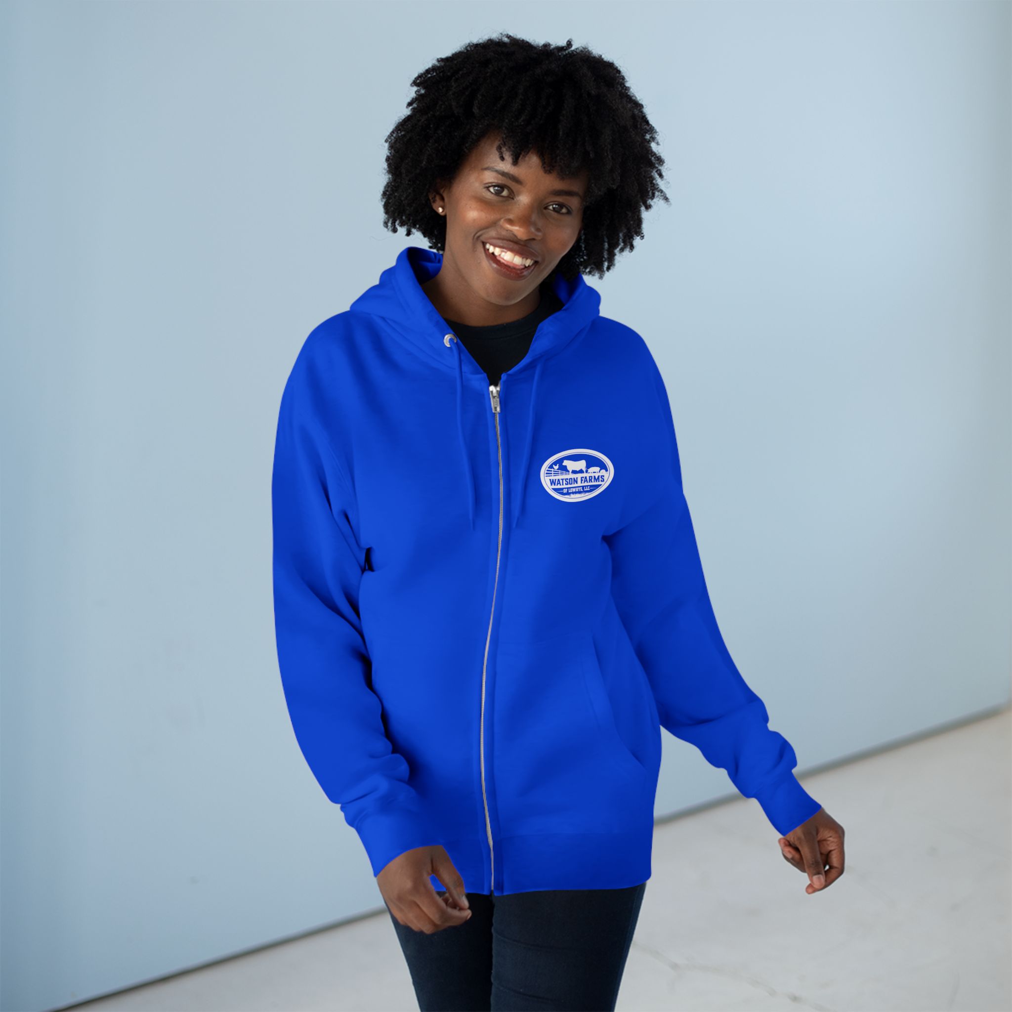 Watson Logo Unisex Zip Hoodie - Image 8