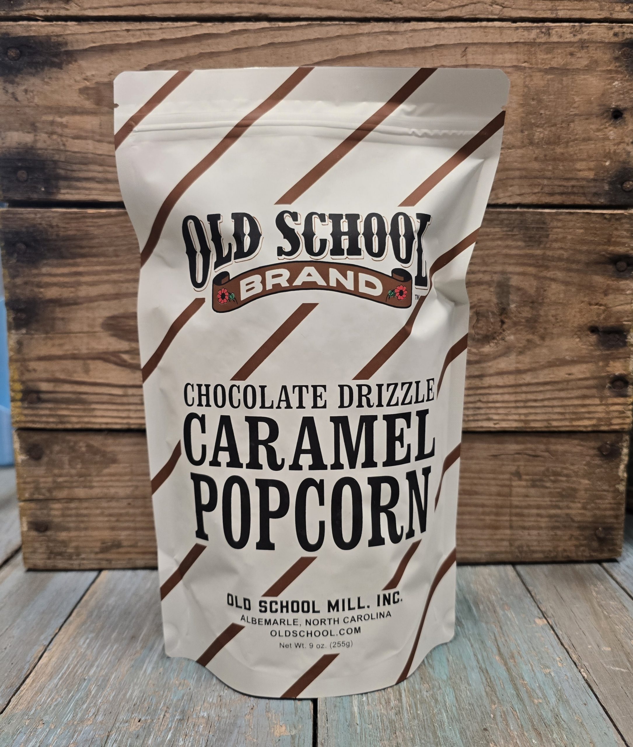 Old School Brand Chocolate Drizzle Caramel Popcorn
