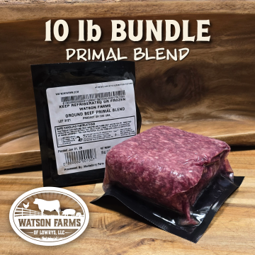 10 lb Primal Ground Beef Bundle
