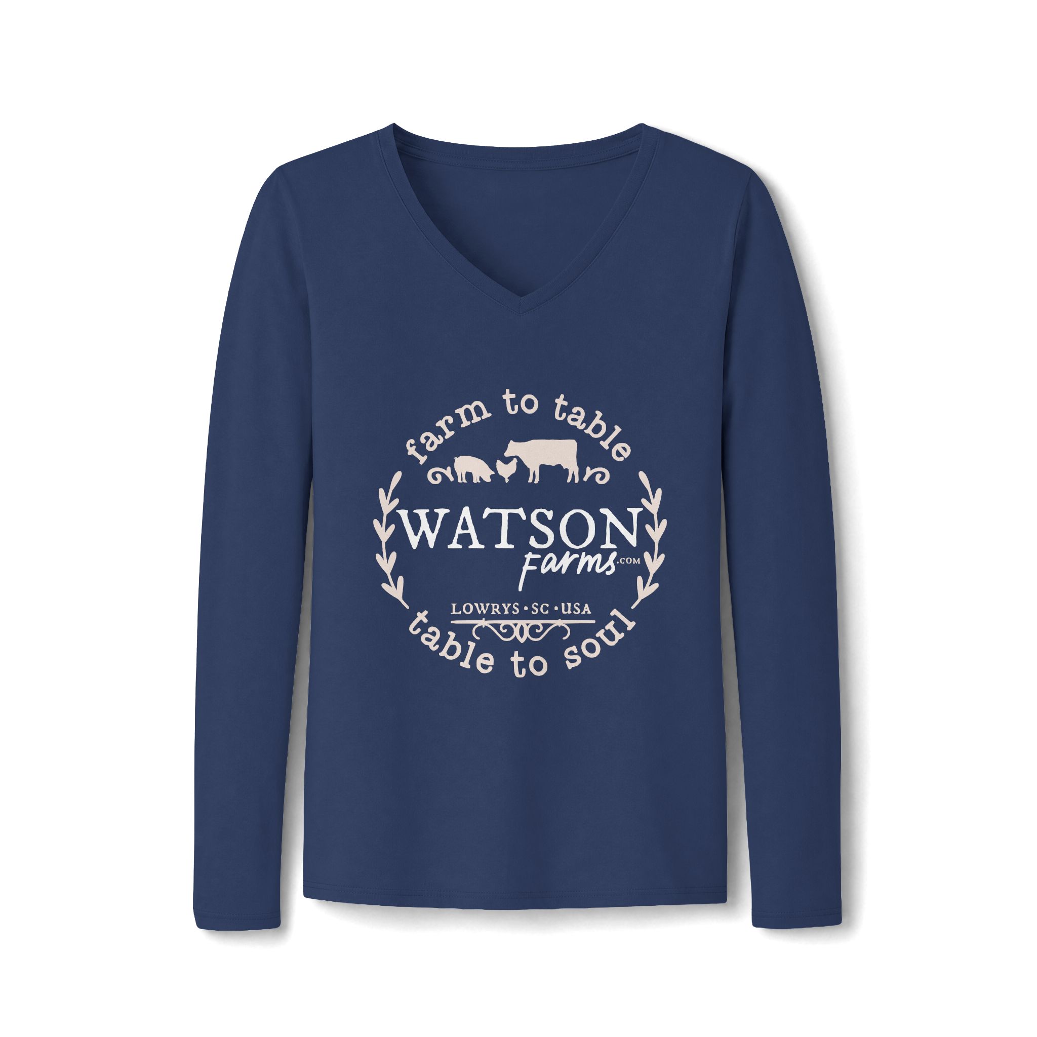 Women's Long Sleeve Fan Favorite V-Neck Tee - Image 13