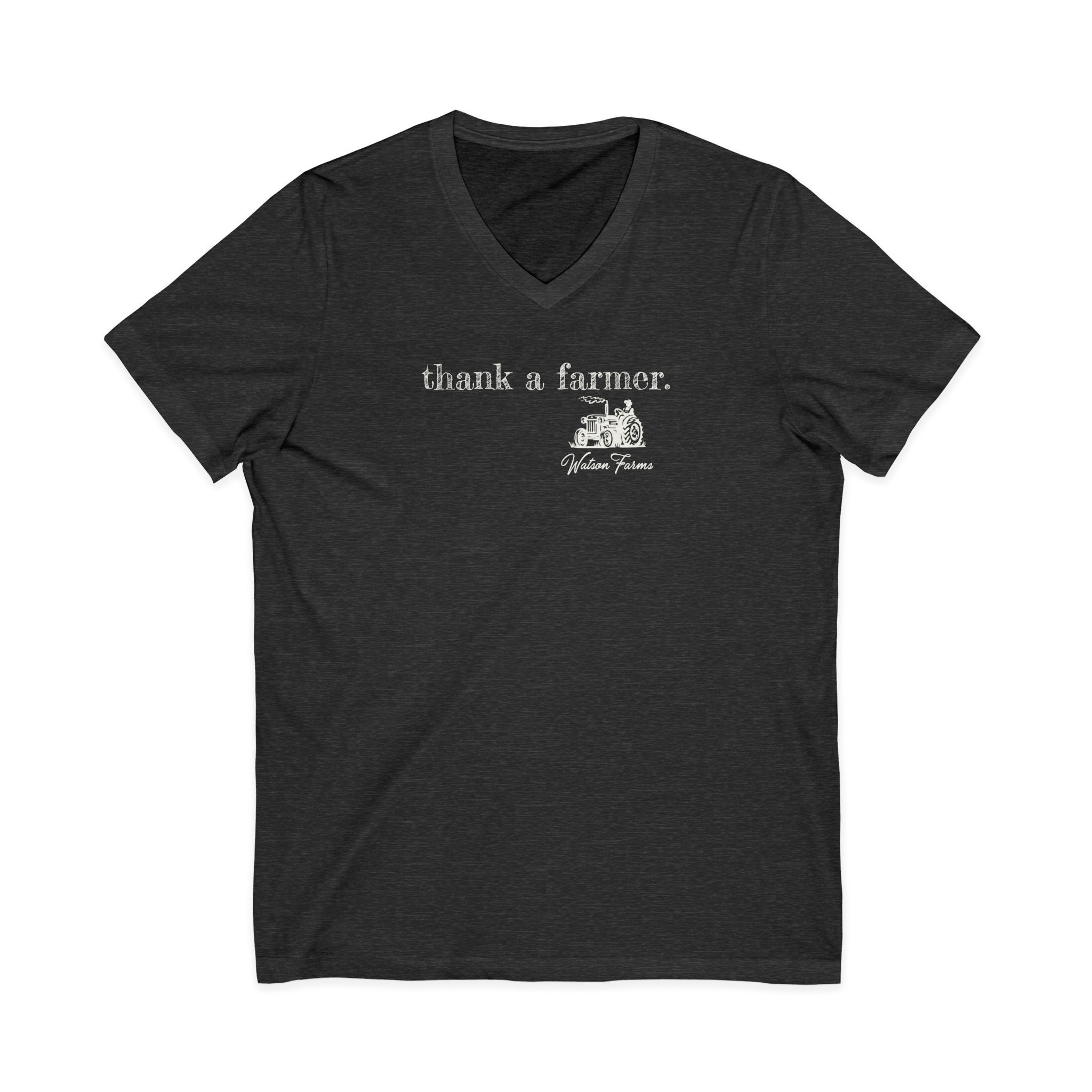 Thank a farmer Short Sleeve V-Neck - Image 11