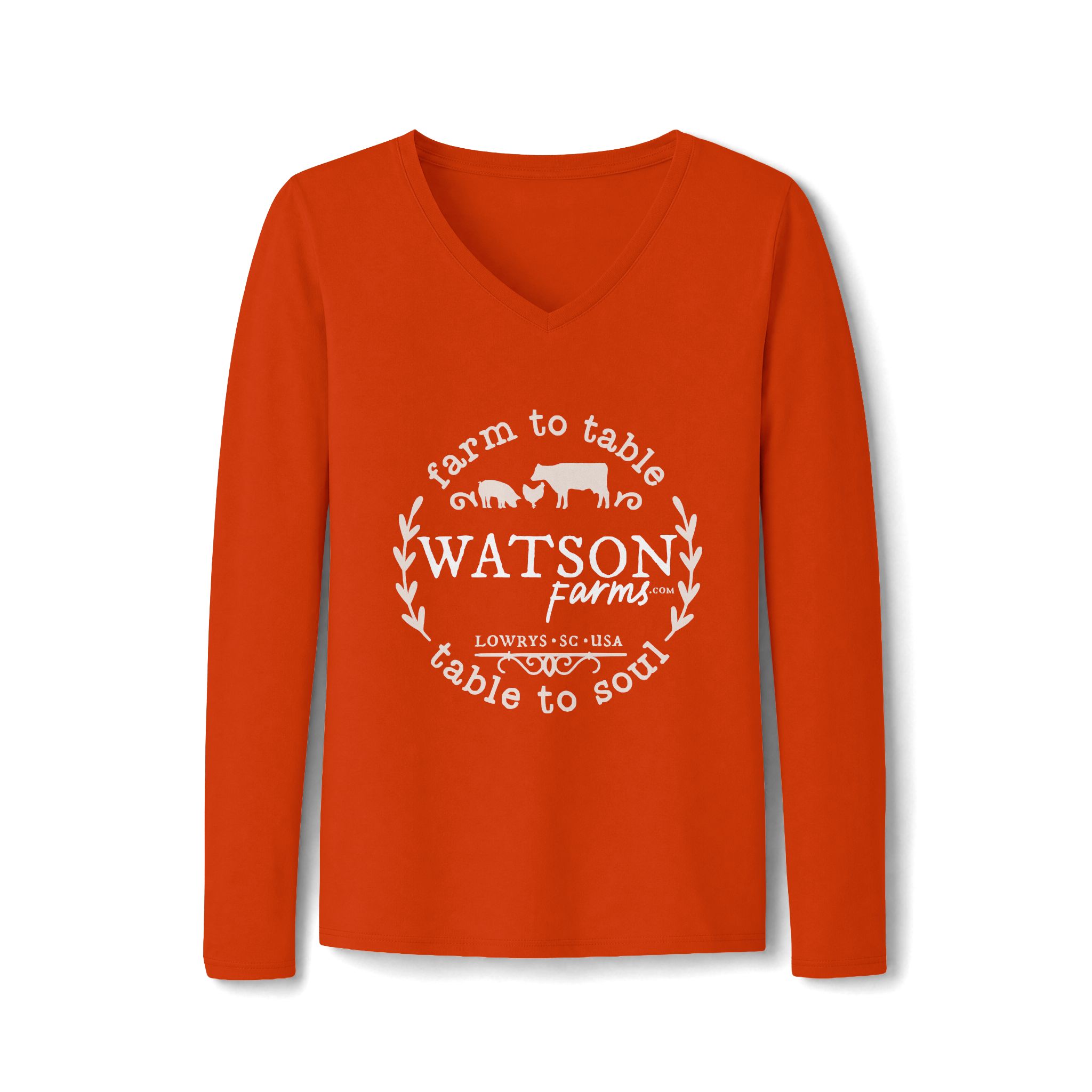 Women's Long Sleeve Fan Favorite V-Neck Tee - Image 7