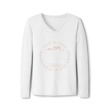 Women's Long Sleeve Fan Favorite V-Neck Tee