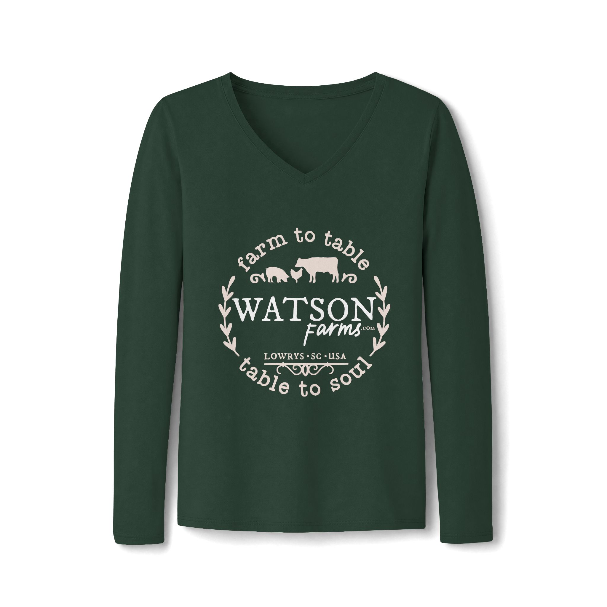 Women's Long Sleeve Fan Favorite V-Neck Tee - Image 9