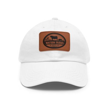 Logo Leather Patch hat