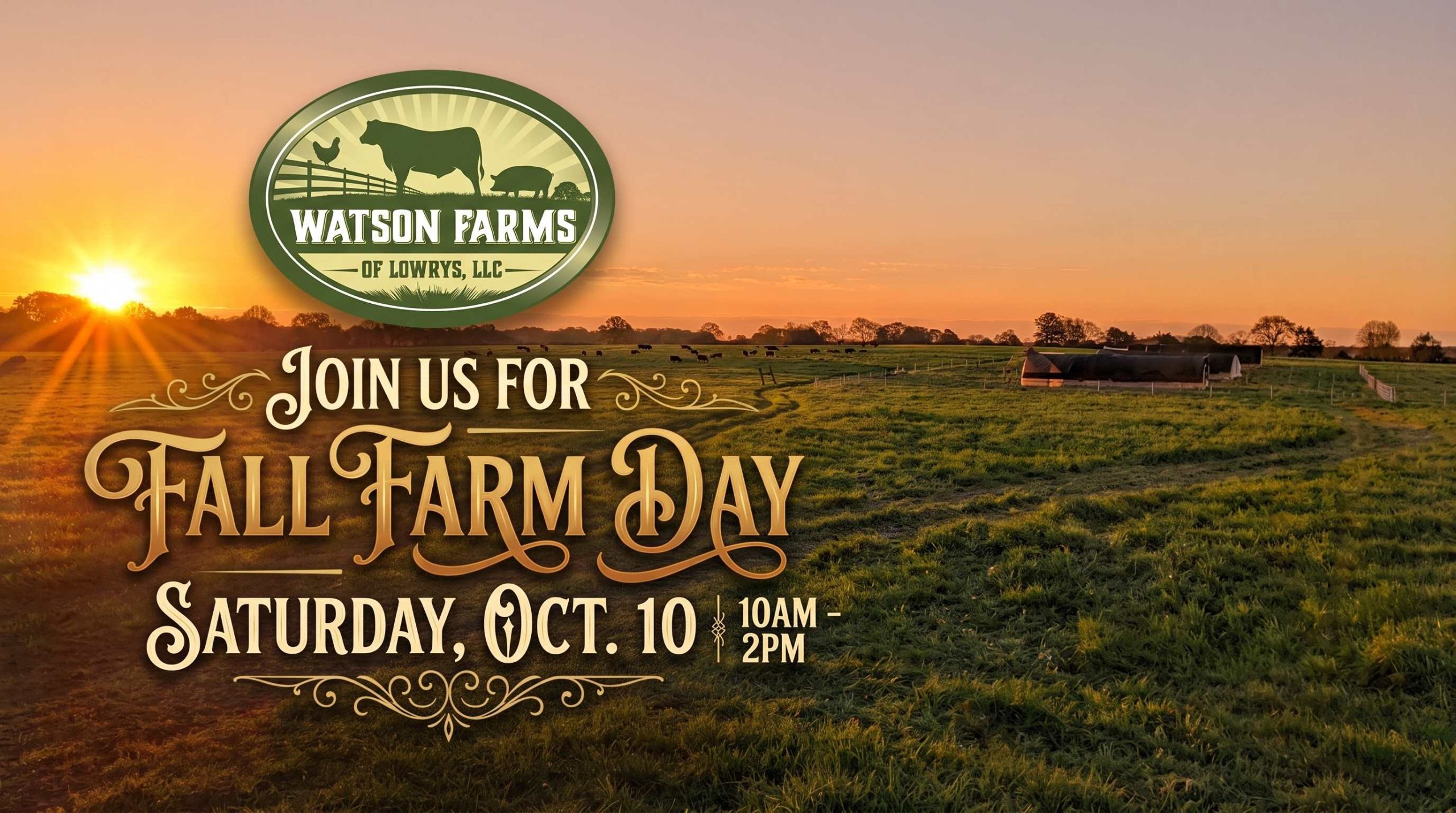 Watson Farms Fall Farm Day - Saturday, Oct. 10 (10am - 2pm)
